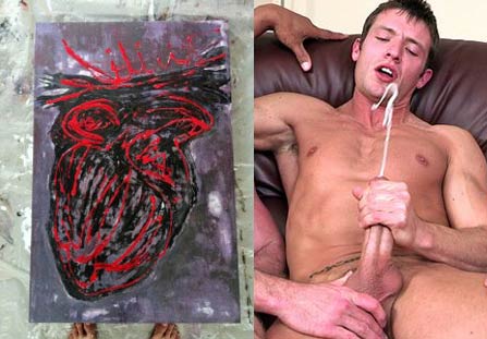 Kevin Crows Makes Splashy Art, Cum Shots - The Sword