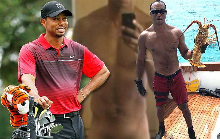 tiger woods naked.