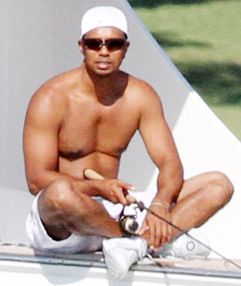 tiger woods naked