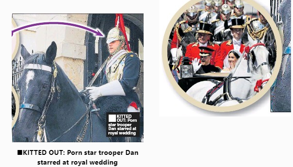 dan broughton royal wedding soldier gay porn star