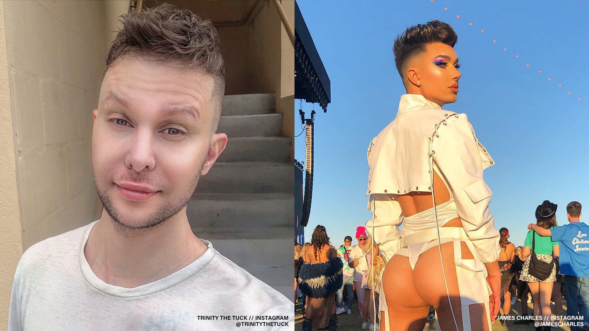 Trinity the Tuck & James Charles get in the dumbest Twitter fight over James...