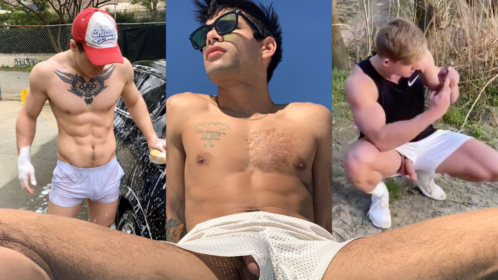 Gay Booty Shorts Porn - Schlongs Are Slipping Out Of These Sexy Stud's Short Shorts - TheSword.com
