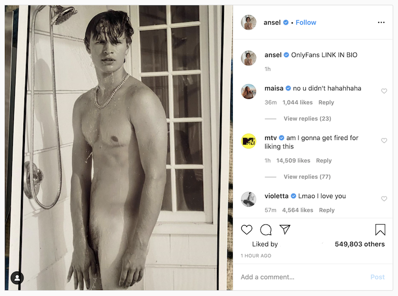 ANSEL elgort nudes