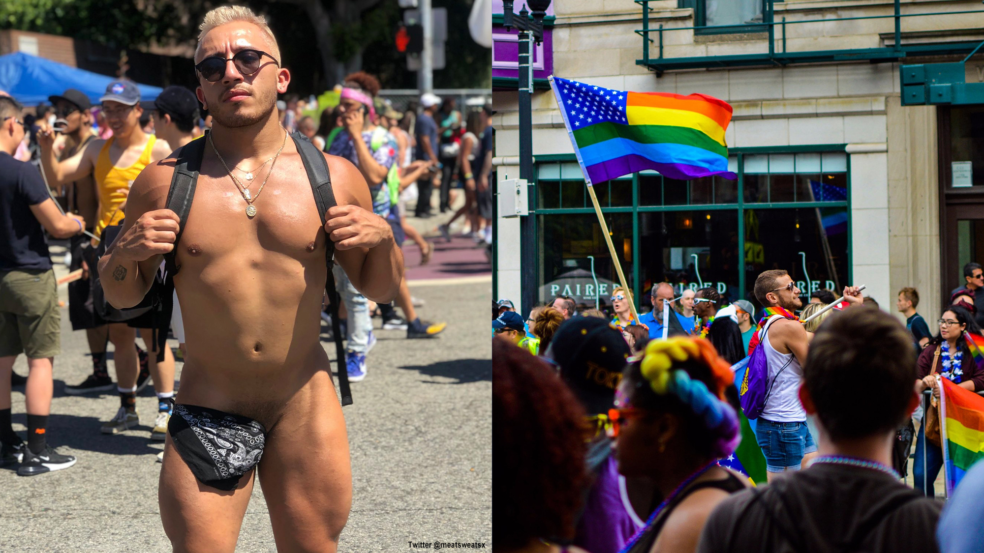 public nudity gay pride.