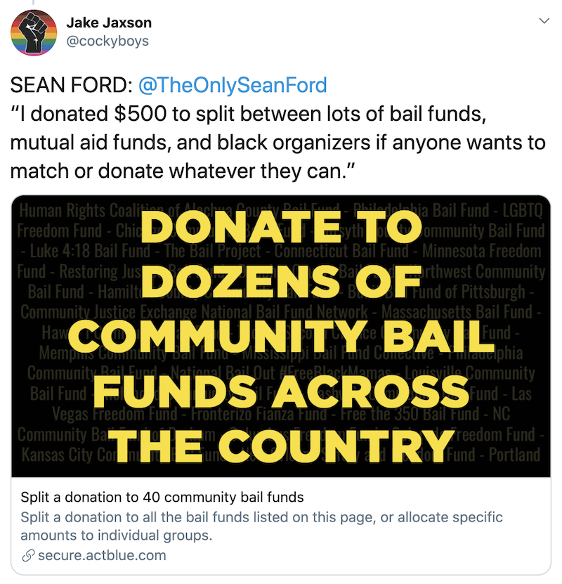 sean ford black lives matter