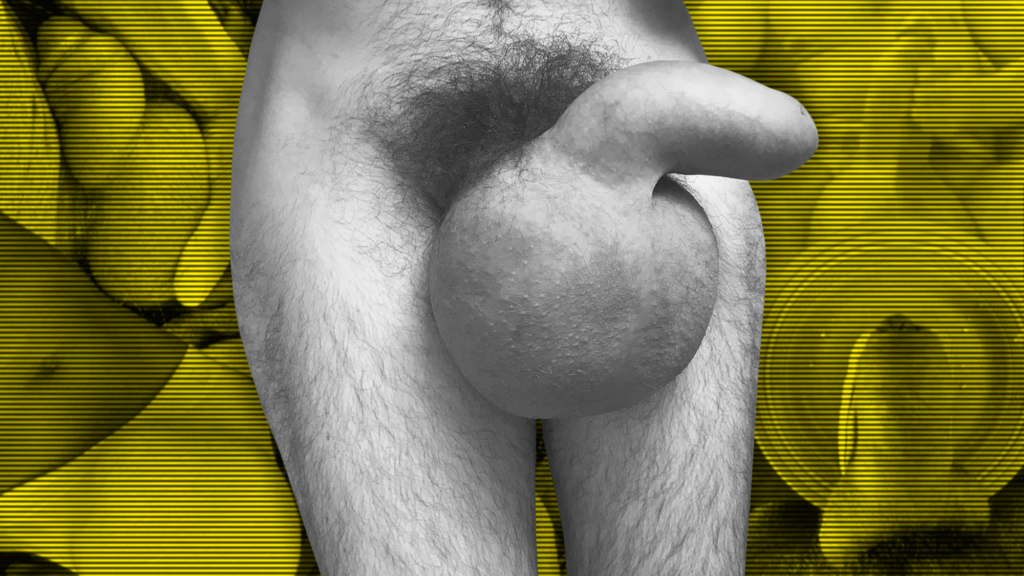 pumped silicone saline penis