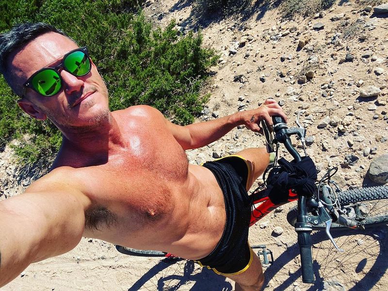 Luke Evans shirtless