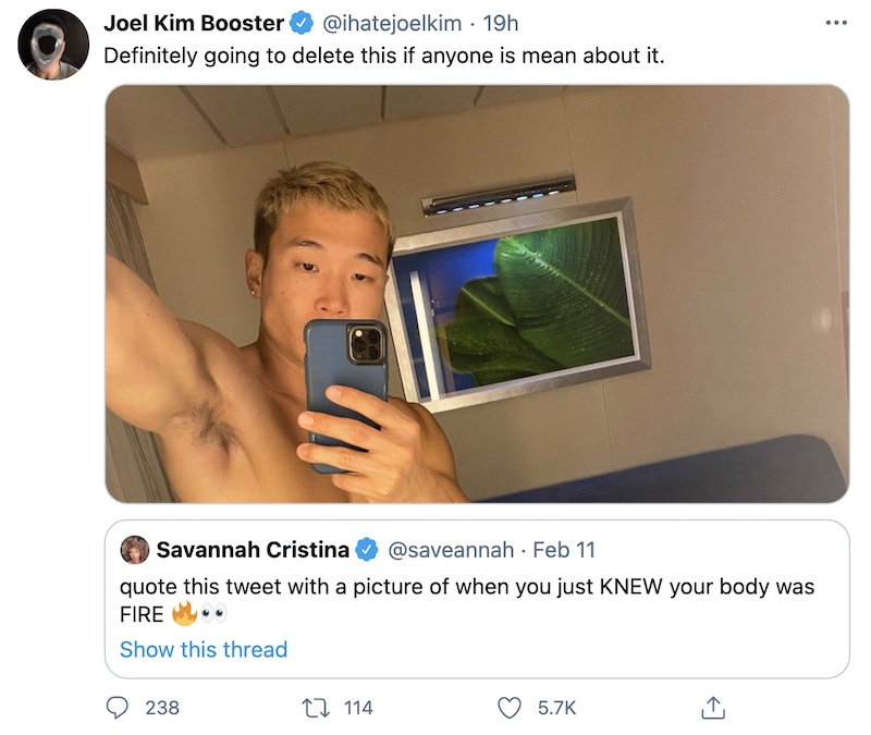 See NBC Sitcom Star Joel Kim Booster’s Naked Jockstrap Pic.