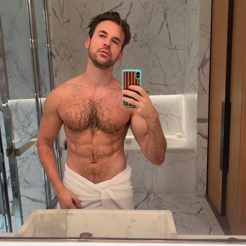 A fresh-out-the-shower Brad Goreski.
