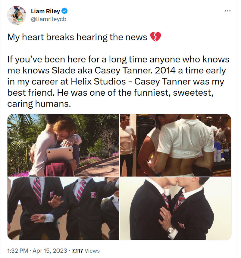 Casey Tanner, Liam Riley