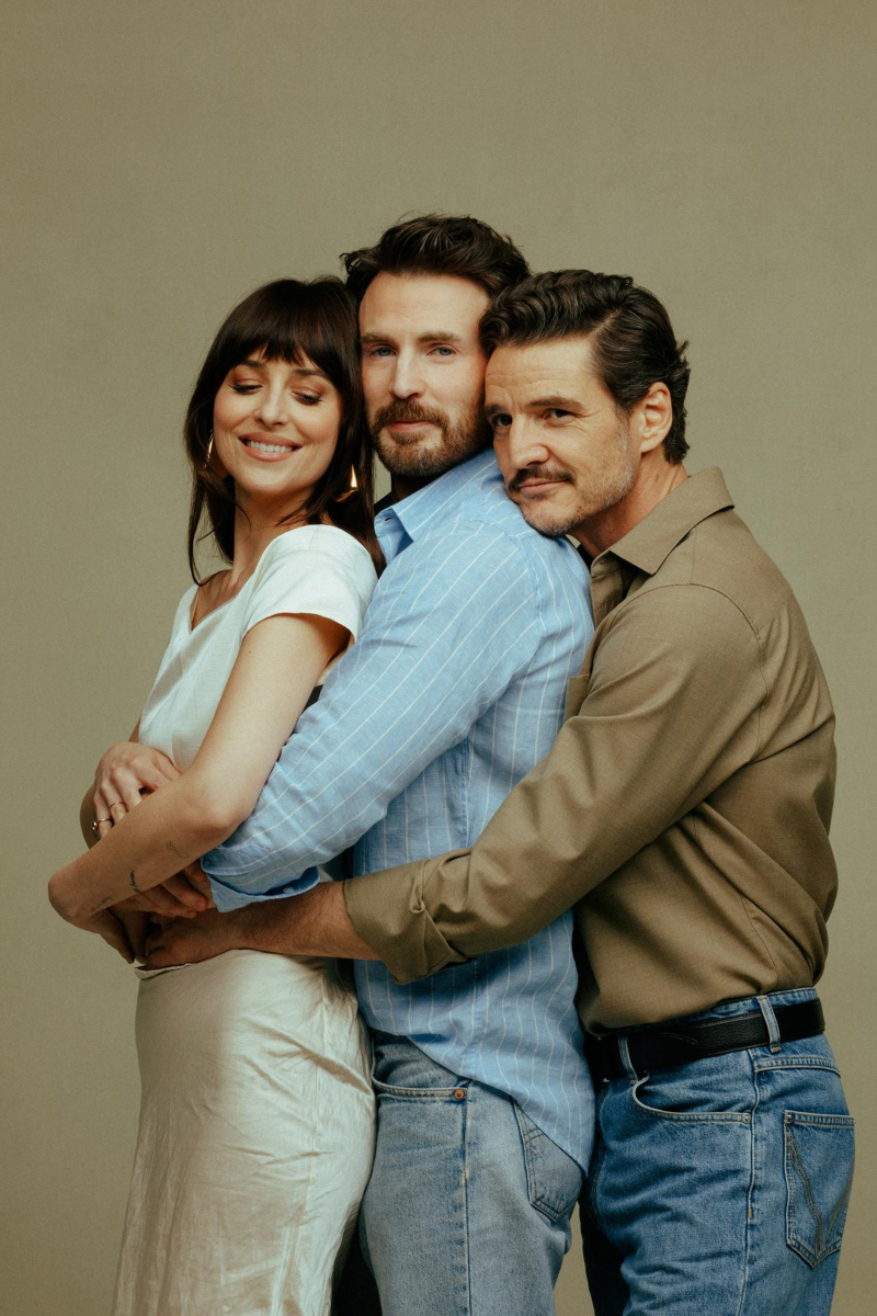 Dakota Johnson, Chris Evans, Pedro Pascal 'The Materialists'