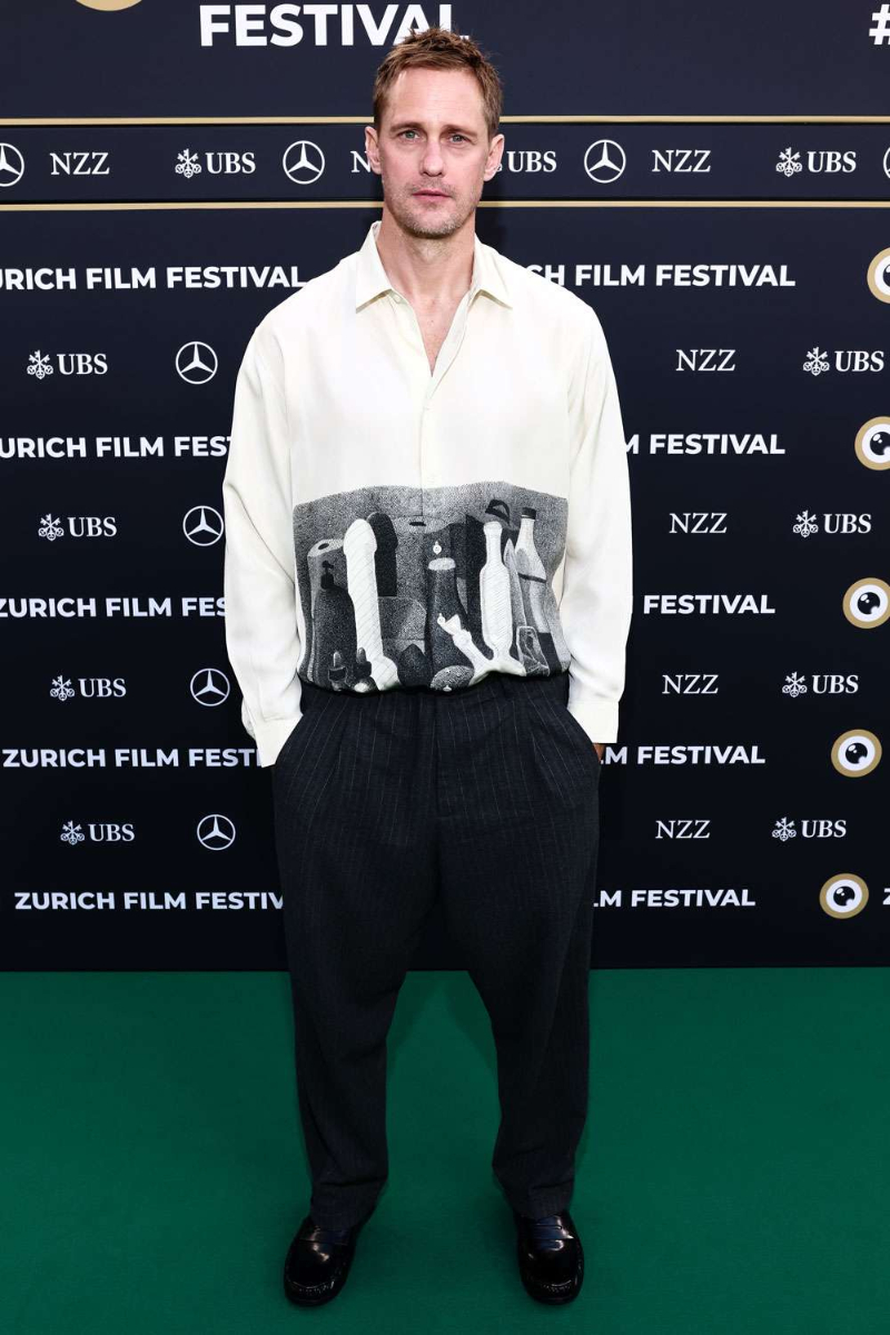 Alexander Skarsgård 'Pillion' Bisexual Red Carpet